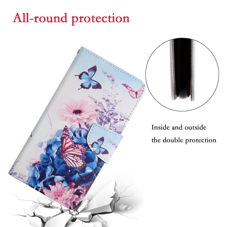 Painted Pattern Horizontal Flip Leather Case with Holder & Card Slot & Wallet, For iPhone 13 mini