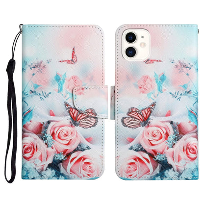 Painted Pattern Horizontal Flip Leather Case with Holder & Card Slot & Wallet, For iPhone 11