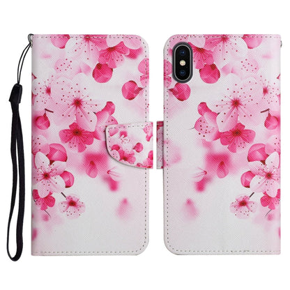 Painted Pattern Horizontal Flip Leather Case with Holder & Card Slot & Wallet, For iPhone XS Max