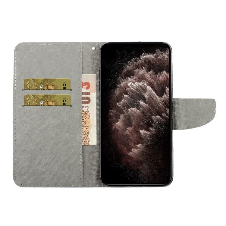 Painted Pattern Horizontal Flip Leather Case with Holder & Card Slot & Wallet, For iPhone SE 2022 / SE 2020 / 8 / 7