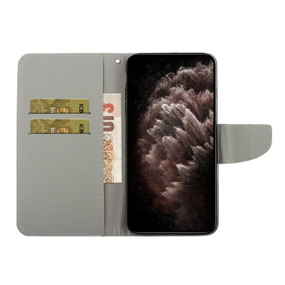 Painted Pattern Horizontal Flip Leather Case with Holder & Card Slot & Wallet, For iPhone SE 2022 / SE 2020 / 8 / 7