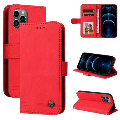 Skin Feel Life Tree Metal Button Horizontal Flip Leather Case with Holder & Card Slot & Wallet & Photo Frame & Strap, For iPhone 11 Pro, For iPhone 11 Pro Max, For iPhone SE 2022 / SE 2020 / 8 / 7, For iPhone 8 Plus / 7 Plus