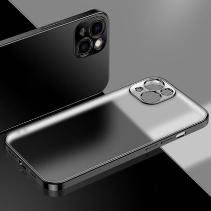 Electroplated Edge Frosted TPU Shockproof Case, For iPhone 13 mini, For iPhone 13, For iPhone 13 Pro