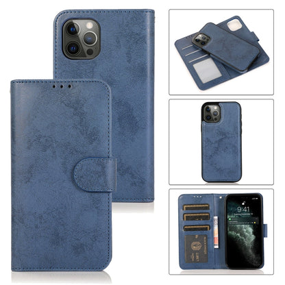 Retro 2 in 1 Detachable Magnetic Horizontal Flip TPU + PU Leather Case with Holder & Card Slots & Photo Frame & Wallet, For iPhone 13 mini, For iPhone 13, For iPhone 13 Pro, For iPhone 13 Pro Max