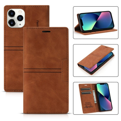 Dream Magnetic Suction Business Horizontal Flip PU Leather Case with Holder & Card Slot & Wallet, For iPhone 13 mini, For iPhone 13, For iPhone 13 Pro, For iPhone 13 Pro Max