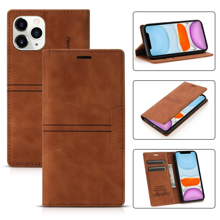 Dream Magnetic Suction Business Horizontal Flip PU Leather Case with Holder & Card Slot & Wallet, For iPhone 12 mini, For iPhone 12 / 12 Pro, For iPhone 12 Pro Max, For iPhone 11