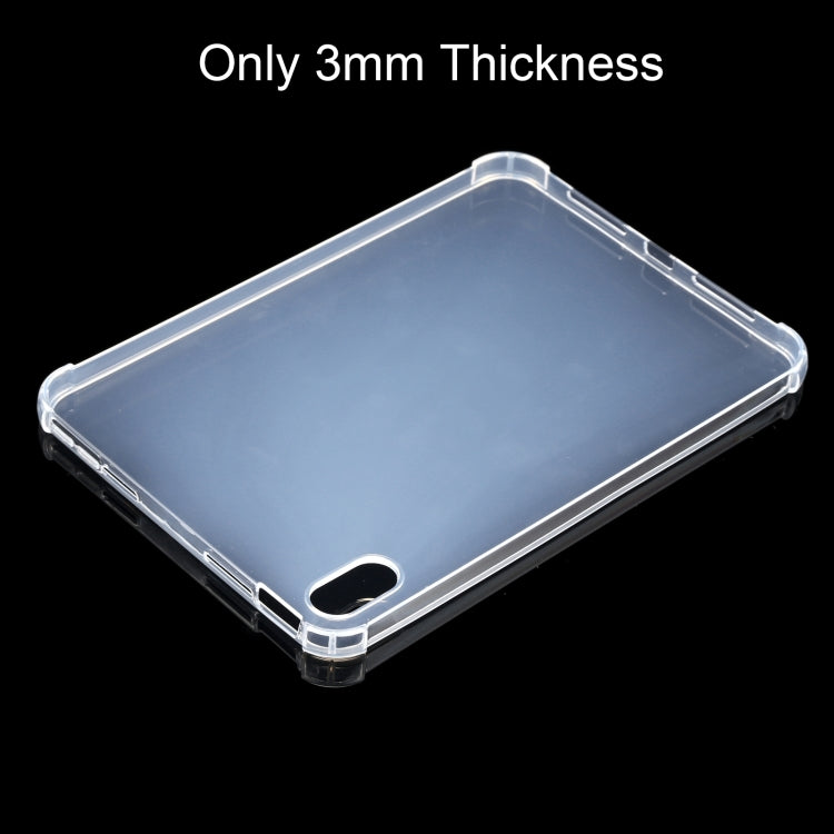 For iPad mini 2024 / mini 6 3mm Four-corner Shockproof Transparent TPU Tablet Case, For iPad mini 2024 / mini 6