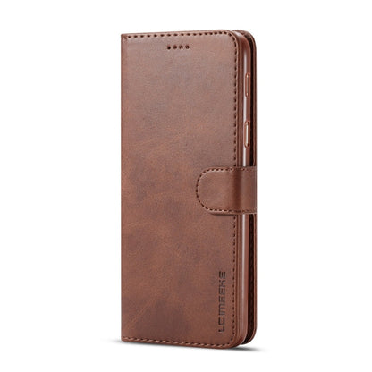 LC.IMEEKE Calf Texture Horizontal Flip Leather Case, with Holder & Card Slots & Wallet, For Galaxy A6 Plus (2018)