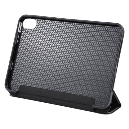 GEBEI Shockproof Horizontal Flip Tablet Leather Case with Three-folding Holder, For iPad mini 2024 / mini 6