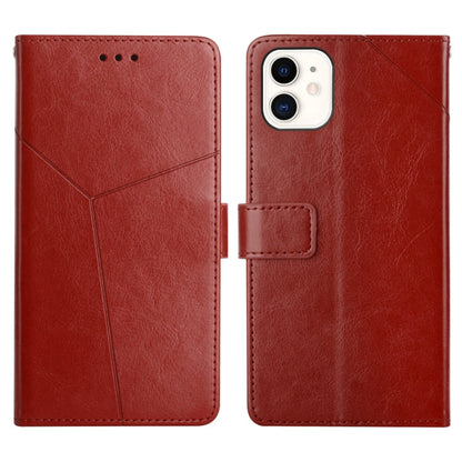 Y Stitching Horizontal Flip Leather Phone Case with Holder & Card Slots & Wallet & Photo Frame, For iPhone 12 mini, For iPhone 12 Pro Max, For iPhone 12 / 12 Pro, For iPhone 13