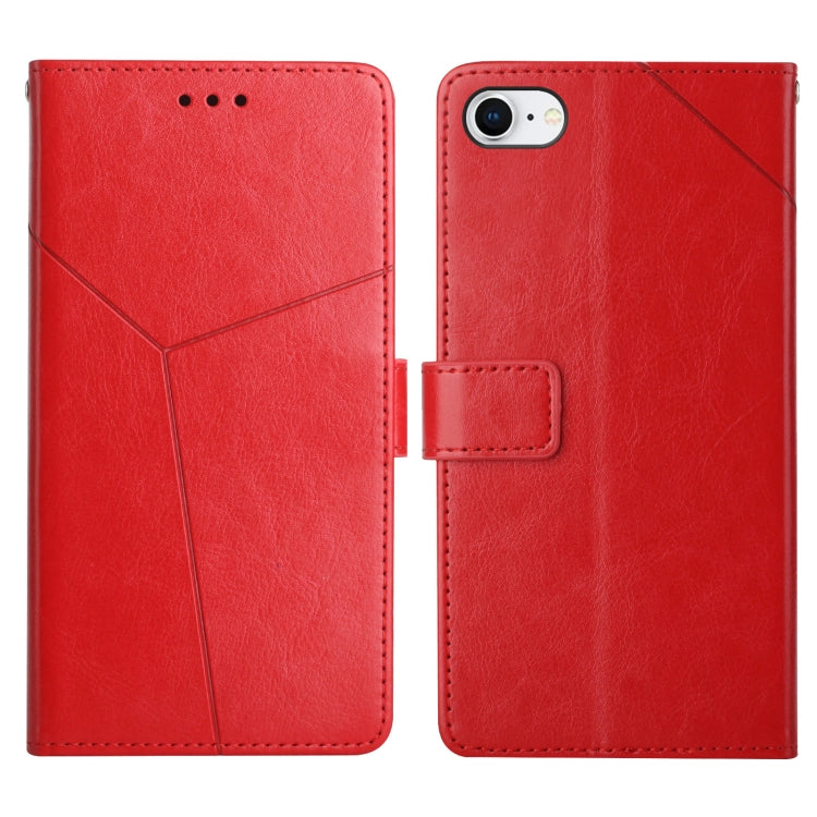 Y Stitching Horizontal Flip Leather Phone Case with Holder & Card Slots & Wallet & Photo Frame, For iPhone 13 mini, For iPhone 13 Pro, For iPhone 13 Pro Max, For iPhone SE 2022 / SE 2020 / 8 / 7