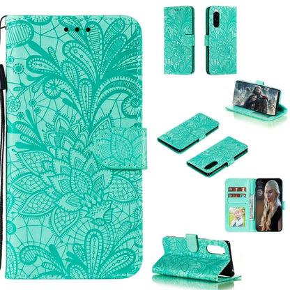 Lace Flower Horizontal Flip Leather Case with Holder & Card Slots & Wallet & Photo Frame, For Sony Xperia 5, For Nokia 7.2, For Xiaomi Mi 9 Pro