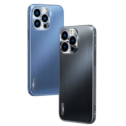 Brushed Texture Shockproof Phone Case, For iPhone 13 Pro Max