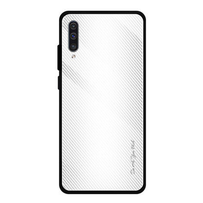 Texture Gradient Glass Protective Case, For Galaxy A20 / A30, For Galaxy A50, For Galaxy A80 / A90, For Galaxy Note 9