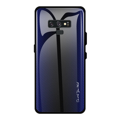 Texture Gradient Glass Protective Case, For Galaxy A20 / A30, For Galaxy A50, For Galaxy A80 / A90, For Galaxy Note 9