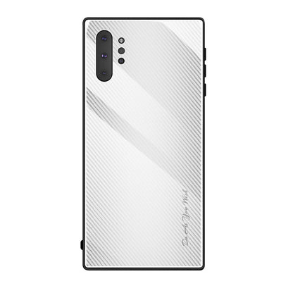 Texture Gradient Glass Protective Case, For Galaxy Note 10 Pro, For Galaxy S10, For iPhone SE 2022 / SE 2020 / 8 / 7, For iPhone XS Max