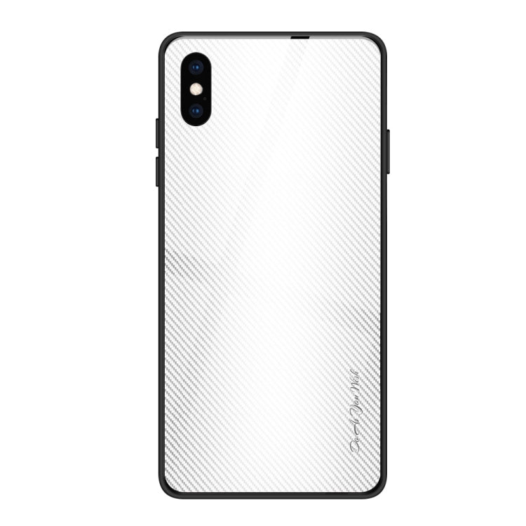 Texture Gradient Glass Protective Case, For Galaxy Note 10 Pro, For Galaxy S10, For iPhone SE 2022 / SE 2020 / 8 / 7, For iPhone XS Max