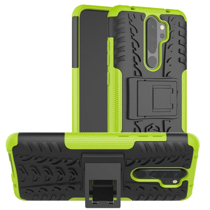 Tire Texture Shockproof TPU+PC Protective Case with Holder, For Xiaomi Redmi Note 8 Pro, For Xiaomi Redmi Note 8