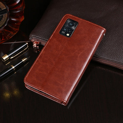 idewei Crazy Horse Texture Leather Case with Holder & Card Slots & Wallet, For Meizu 18x