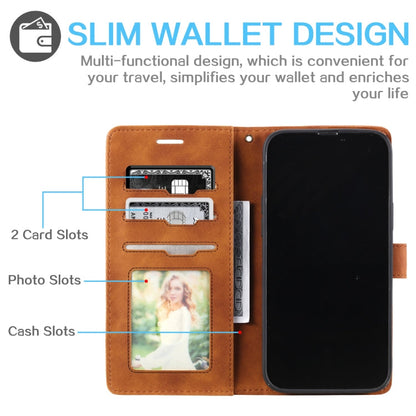 Skin Feel Anti-theft Brush Horizontal Flip Leather Phone Case, For iPhone13 Pro Max, For iPhone13 Pro, For iPhone13, For iPhone13 mini