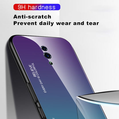 Gradient Color Glass Case, For OPPO Reno, For Galaxy S8, For Vivo IQOO