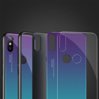 Gradient Color Glass Case, For Xiaomi Mi Mix, For Huawei Y7 (2019), For Huawei Enjoy 9s
