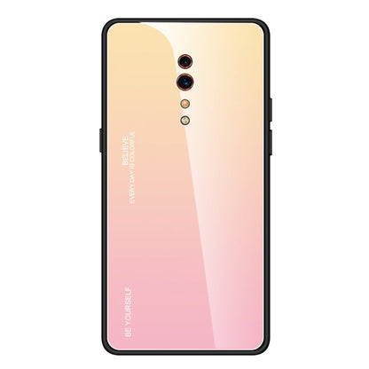 Gradient Color Glass Case, For OPPO A57 / A39, For OPPO Reno Z, For Galaxy A7 (2018)