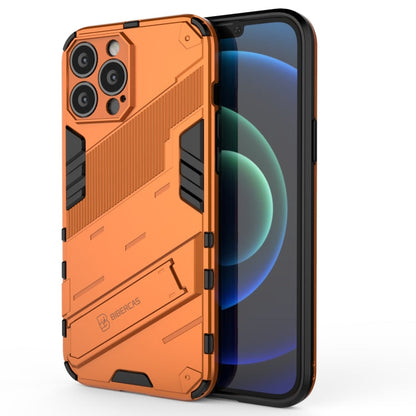 Punk Armor 2 in 1 PC + TPU Phone Case with Invisible Holder, For iPhone 13 Pro Max