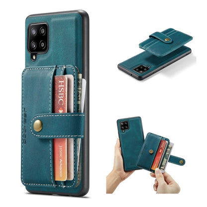 JEEHOOD RFID Blocking Anti-Theft Magnetic PU + TPU Phone Case with Card Slot, For Samsung Galaxy A32 5G, For Samsung Galaxy A12 5G, For Samsung Galaxy A52 5G / 4G, For Samsung Galaxy A72 5G / 4G, For Samsung Galaxy A71 5G, For Samsung Galaxy Note20 Ult...