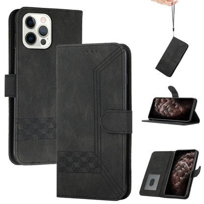 Cubic Skin Feel Flip Leather Phone Case, For iPhone 12 mini, For iPhone 12 / 12 Pro, For iPhone 12 Pro Max, For iPhone 11