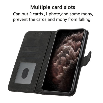 Cubic Skin Feel Flip Leather Phone Case, For iPhone 11 Pro, For iPhone 11 Pro Max, For iPhone X / XS, For iPhone XR