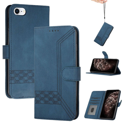 Cubic Skin Feel Flip Leather Phone Case, For iPhone XS Max, For iPhone SE 2022 / SE 2020 / 7 / 8, For iPhone 7 Plus / 8 Plus