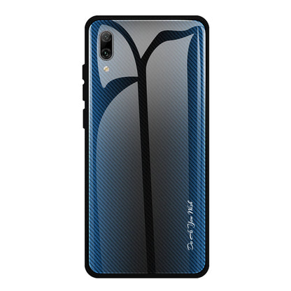 Texture Gradient Glass Protective Case, For Huawei Enjoy 9 Plus / Y9 2019, For Huawei Enjoy 9s, For Huawei Mate 20 Pro, For Huawei P20 Pro