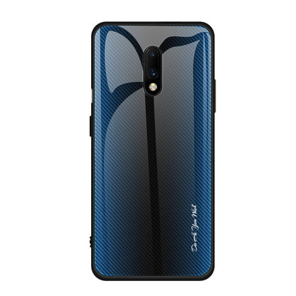 Texture Gradient Glass Protective Case, For Honor 9X, For OnePlus 7, For Huawei Mate 30 Pro, For Huawei P30 Pro