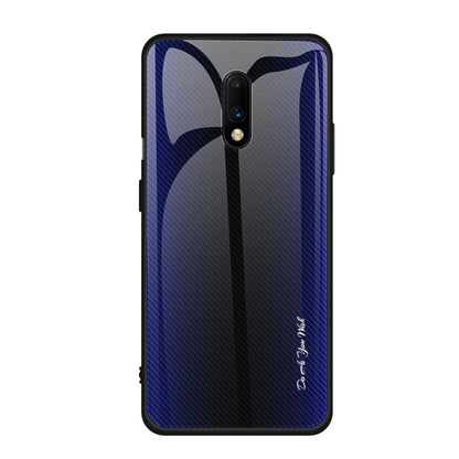 Texture Gradient Glass Protective Case, For Honor 9X, For OnePlus 7, For Huawei Mate 30 Pro, For Huawei P30 Pro