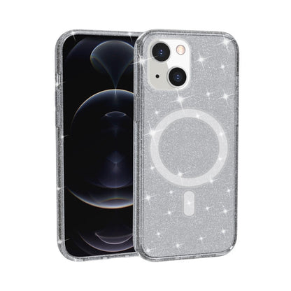 Terminator Style Glitter Powder MagSafe Magnetic Phone Case, For iPhone 13 Pro Max, For iPhone 13 Pro, For iPhone 13, For iPhone 13 mini