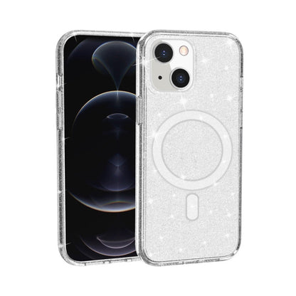 Terminator Style Glitter Powder MagSafe Magnetic Phone Case, For iPhone 13 Pro Max, For iPhone 13 Pro, For iPhone 13, For iPhone 13 mini