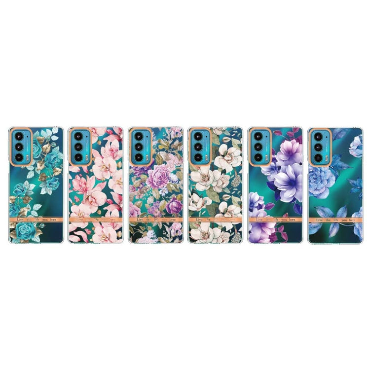 Flowers and Plants Series IMD TPU Phone Case, For Motorola Edge 20, For Motorola Edge 20 Pro