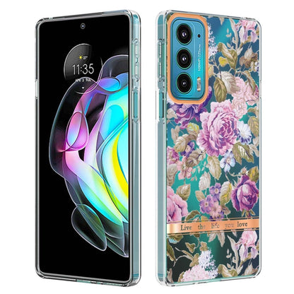 Flowers and Plants Series IMD TPU Phone Case, For Motorola Edge 20, For Motorola Edge 20 Pro