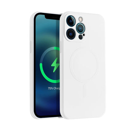 Liquid Silicone Full Coverage Magsafe Phone Case, For iPhone 12 mini, For iPhone 12, For iPhone 12 Pro