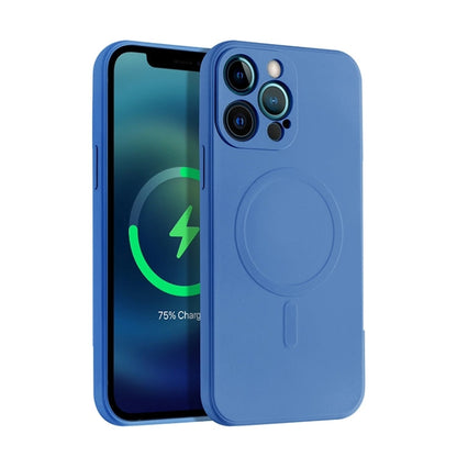 Liquid Silicone Full Coverage Magsafe Phone Case, For iPhone 12 mini, For iPhone 12, For iPhone 12 Pro