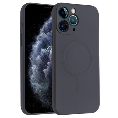 Liquid Silicone Full Coverage Magsafe Phone Case, For iPhone 12 Pro Max, For iPhone 11, For iPhone 11 Pro