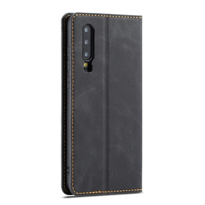 Forwenw Dream Series Oil Edge Strong Magnetism Horizontal Flip Leather Case with Holder & Card Slots & Wallet & Photo Frame, For Huawei P30, For Huawei P30 Lite, For Huawei P30 Pro, For Galaxy A10 / M10, For Galaxy A20, For Galaxy A30