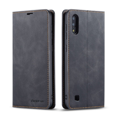 Forwenw Dream Series Oil Edge Strong Magnetism Horizontal Flip Leather Case with Holder & Card Slots & Wallet & Photo Frame, For Huawei P30, For Huawei P30 Lite, For Huawei P30 Pro, For Galaxy A10 / M10, For Galaxy A20, For Galaxy A30
