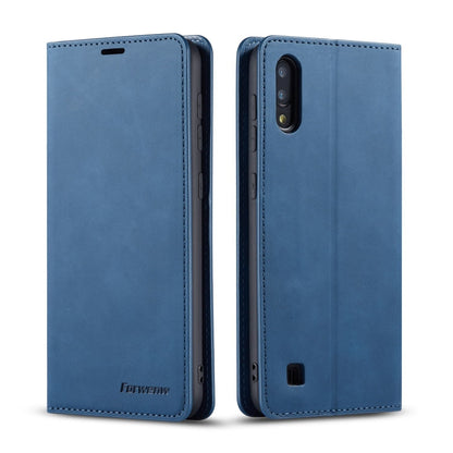 Forwenw Dream Series Oil Edge Strong Magnetism Horizontal Flip Leather Case with Holder & Card Slots & Wallet & Photo Frame, For Huawei P30, For Huawei P30 Lite, For Huawei P30 Pro, For Galaxy A10 / M10, For Galaxy A20, For Galaxy A30