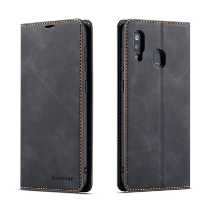 Forwenw Dream Series Oil Edge Strong Magnetism Horizontal Flip Leather Case with Holder & Card Slots & Wallet & Photo Frame, For Galaxy A40, For Galaxy A60, For Galaxy A20e, For Galaxy A50, For Galaxy A70, For Galaxy A80 / A90