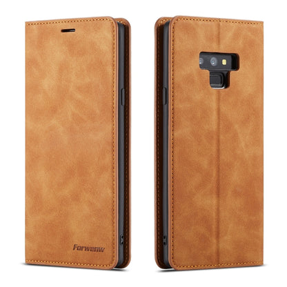 Forwenw Dream Series Oil Edge Strong Magnetism Horizontal Flip Leather Case with Holder & Card Slots & Wallet & Photo Frame, For Galaxy Note9, For Galaxy Note10, For Galaxy Note10+, For Galaxy S8, For Galaxy S8+, For Galaxy S9