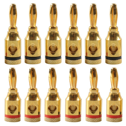 Car Gold-plated Red and Black 4mm Banana Head Audio Plug, A6520 12 in 1, A6521 24 in 1, A6522 32 in 1