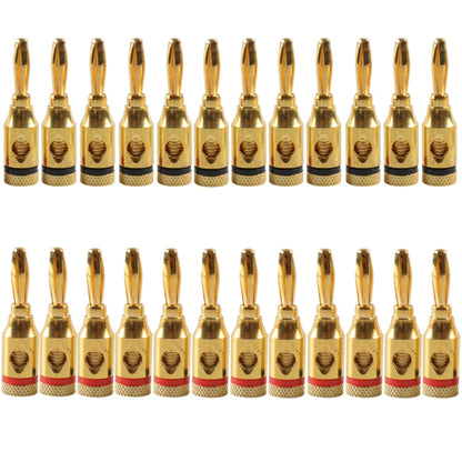 Car Gold-plated Red and Black 4mm Banana Head Audio Plug, A6520 12 in 1, A6521 24 in 1, A6522 32 in 1