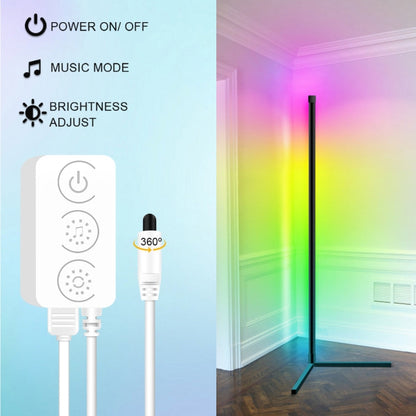 GVVOOHOME LED Symphony Remote Control Floor Atmosphere Light, USB, US Plug, EU Plug